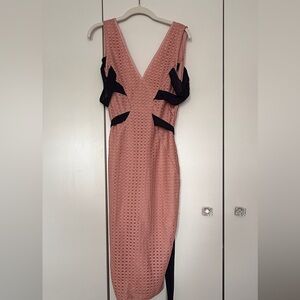 Pretty LittleThing Pink and Blue Dress